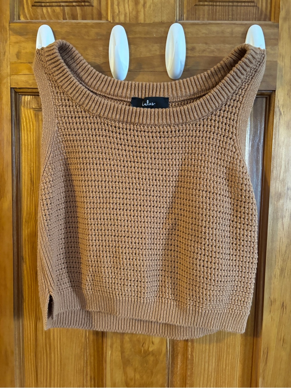Lulu's Rust Knit Tank Top